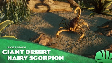 Giant Desert Hairy Scorpion (Habitat) - New Species (1.12)
