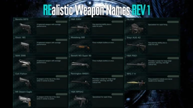 REalistic Weapon Names REV 1