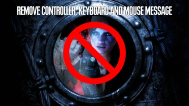 Remove Controller Keyboard and Mouse Message