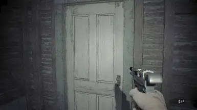 She disappeared through the door.