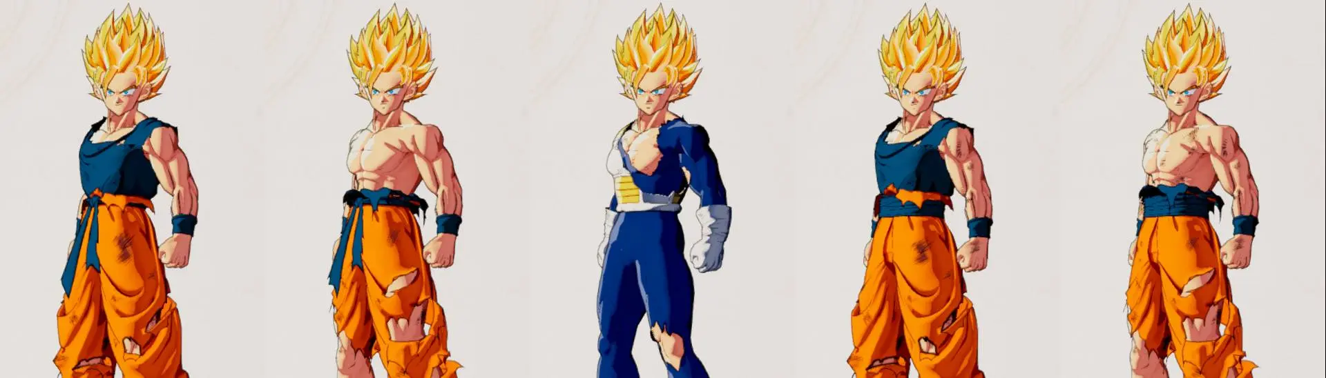 Goku Damged Clothes