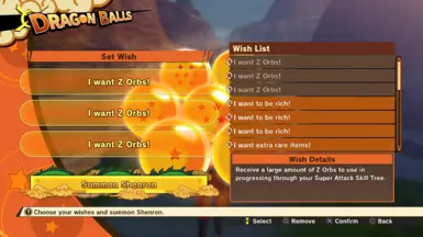 Free Shenron Wishes at Dragon Ball Xenoverse 2 Nexus - Mods and