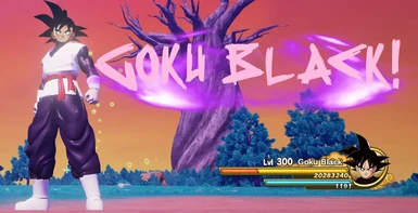 A Goku Black Replacement Character