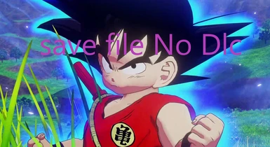 DBZ Kakarot Save file Completed No DLC