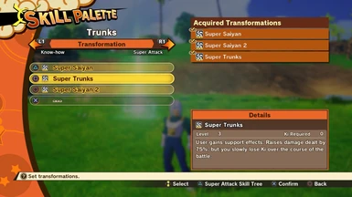 Super Trunks (Transformation Details)