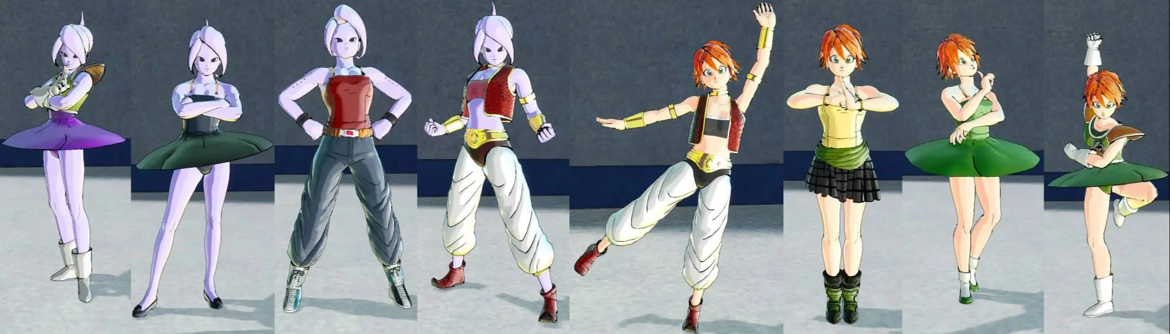 Satin skirt 2025 outfit xenoverse 2