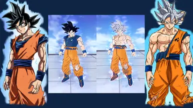 Goku Ultra Instinct Omen and Ultra Instinct Original Color (2 Models)