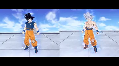 Goku Ultra Instinct Omen and Ultra Instinct Original Color (2 models ...