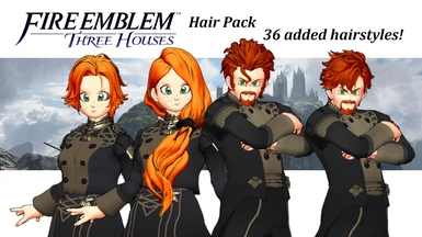 Fire Emblem Three Houses Hair Pack