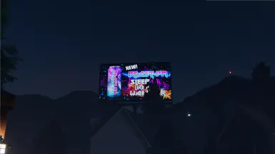 Zoom in on the billboard.