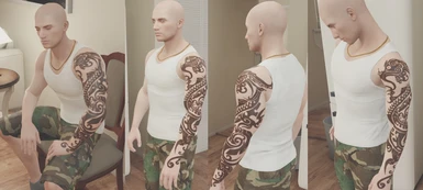 Arm Tattooed Frank Texture