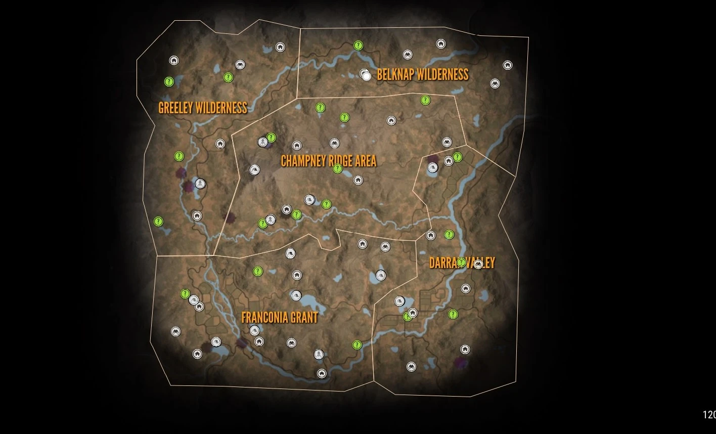New england mountains map unlock at thehunter call of the wild nexus