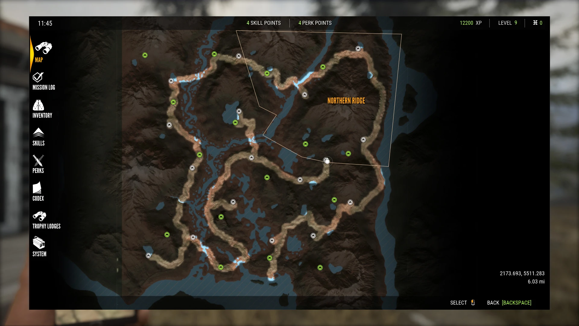 outpost map the hunter call of the wild