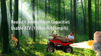 Realistic Ammunition and Rocket ATV