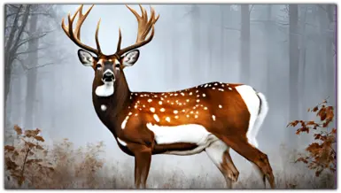 WHITETAIL PIEBALD GREAT ONE