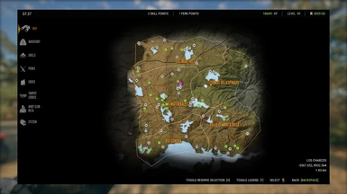rancho Mexican map outpost unlock and fog of war