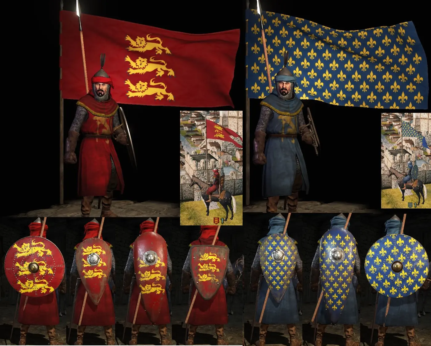 Set Of Banners - Medieval Coats Of Arms At Mount & Blade II: Bannerlord ...