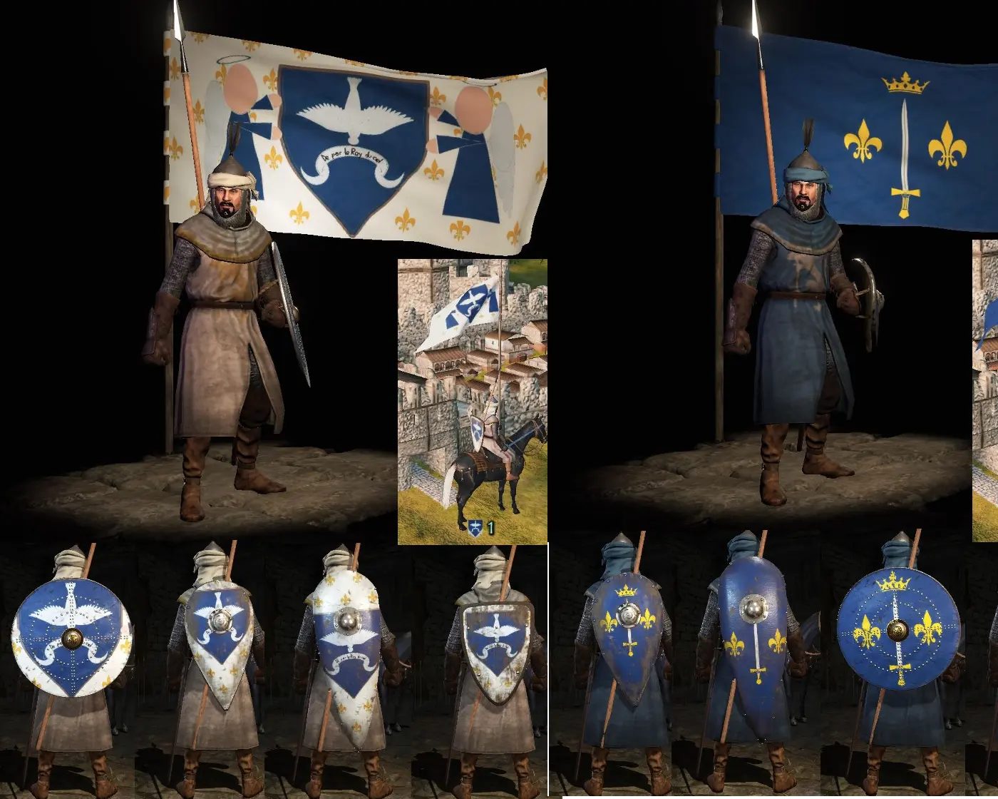 Set Of Banners - Medieval Coats of Arms at Mount & Blade II: Bannerlord ...