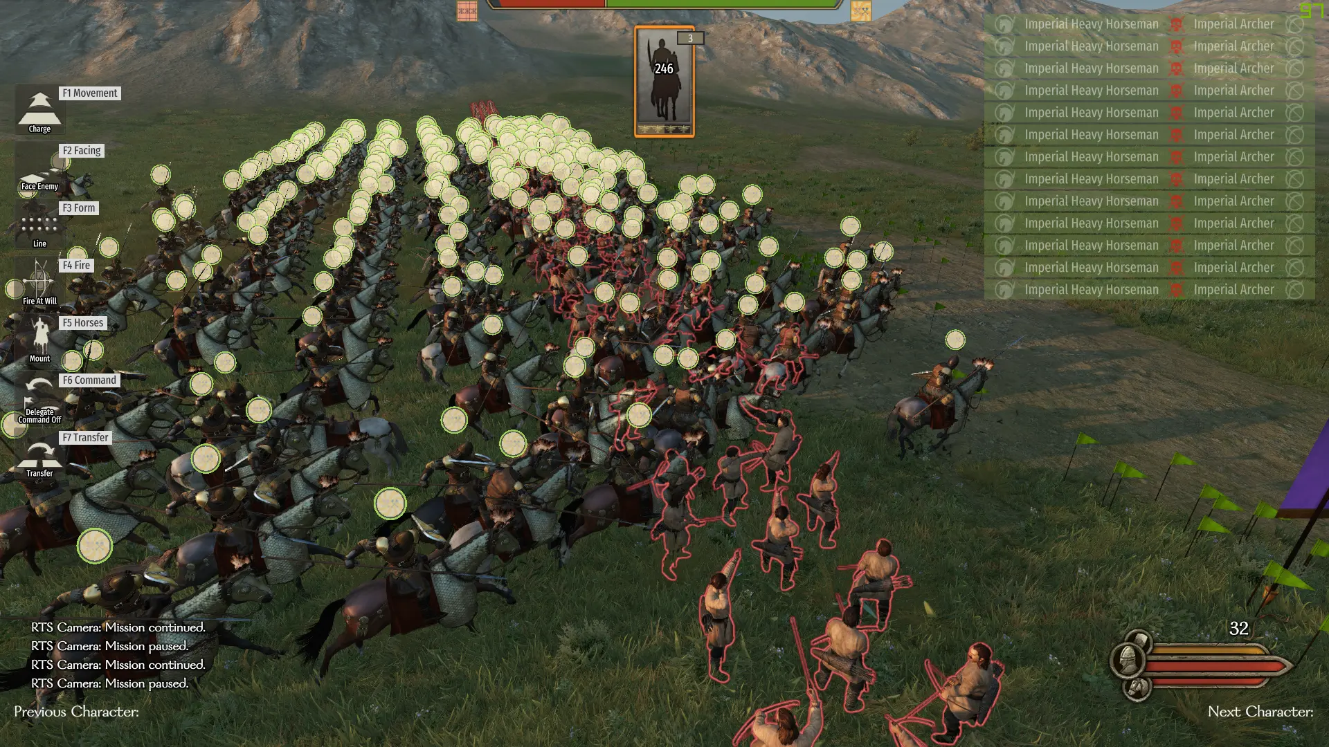 mount and blade battle