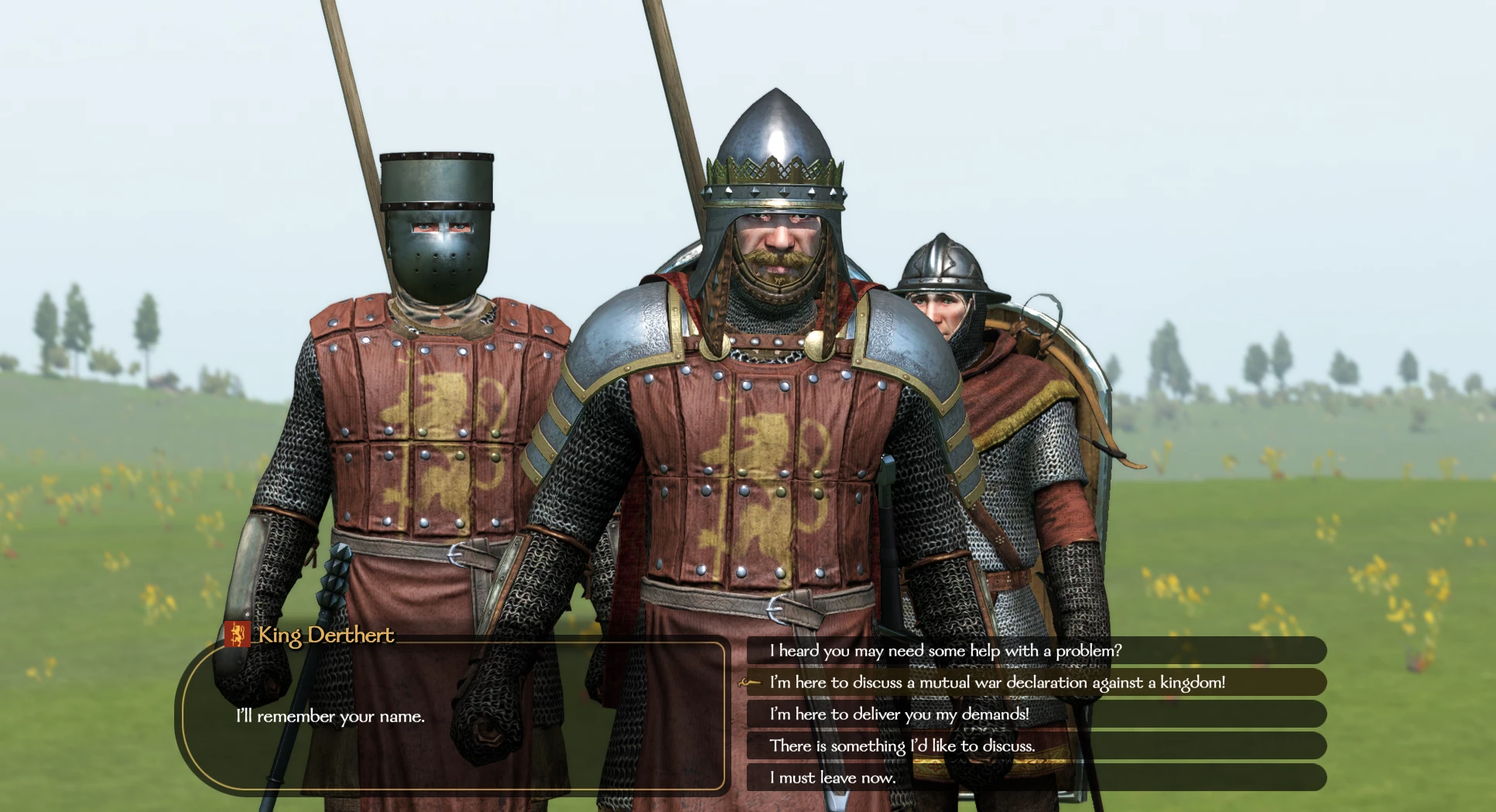 how to declare independence in mount and blade warband