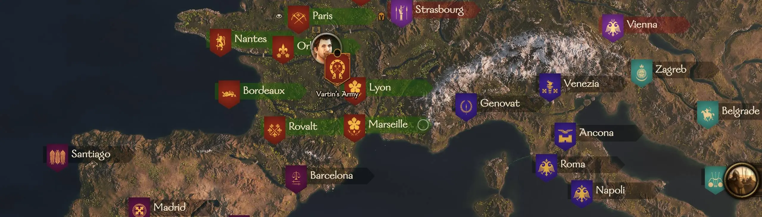 Europe Campaign Map at Mount & Blade II: Bannerlord Nexus - Mods and  community