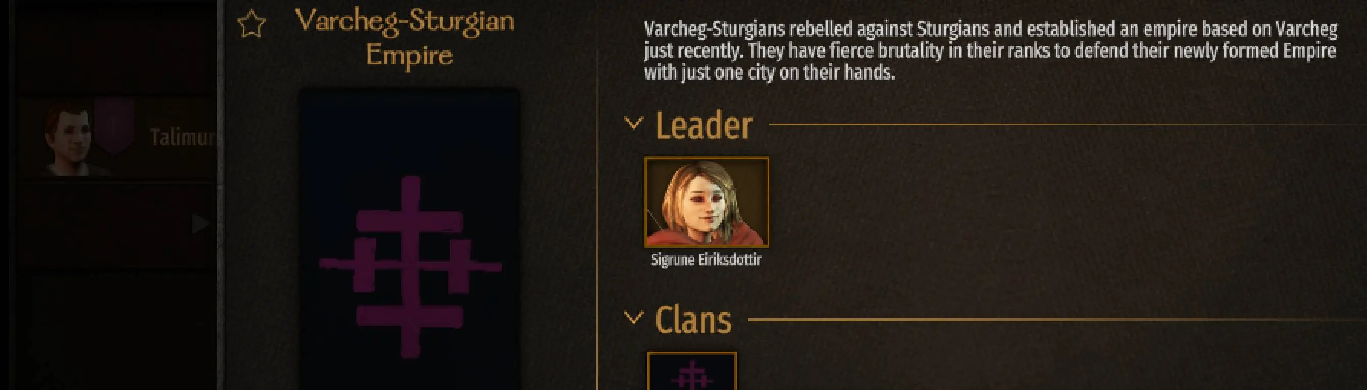 Varcheg-Sturgian Empire at Mount & Blade II: Bannerlord Nexus - Mods and  community