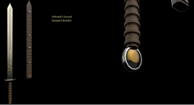Uhtred's Sword Serpent Breath (not ingame yet)