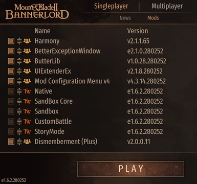 Mod Load Order Bannerlord 1.6.1-1.6.3