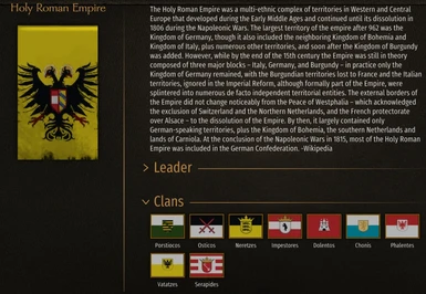 WIP: ClanBanners (GUI) shown : HRE / Germany