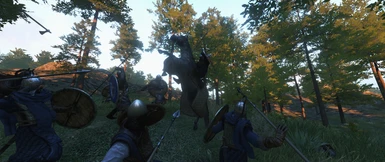 Sturgian infantry stop a Vlandian cavalry