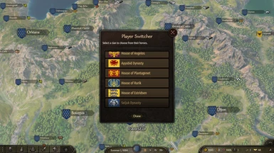 Use Player Switcher to play as any lord in the game!