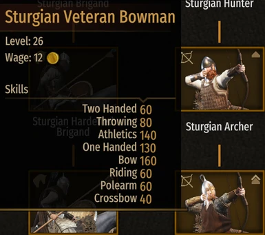 Finally sturgian bowmen are good