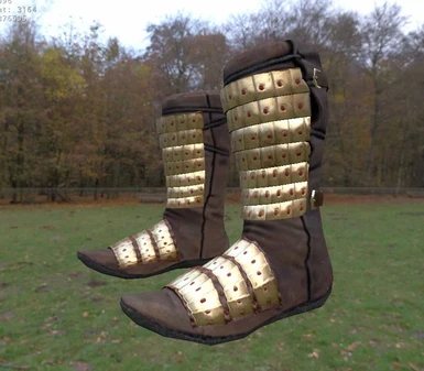 Eastern Brass Lamellar Boots