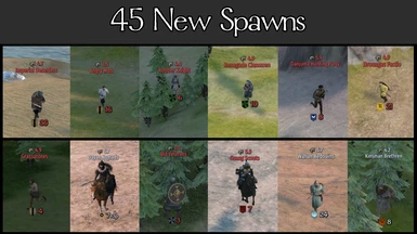 45 new spawns added.