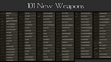 101 unique new weapons used by custom units.