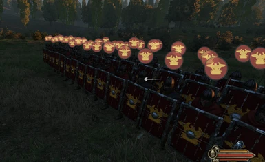 Roman shield for empire troops