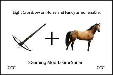 Singleplayer Light Crossbow on Horseback plus Armors and Items enabler