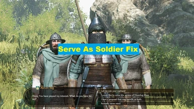 Serve As Soldier Fix