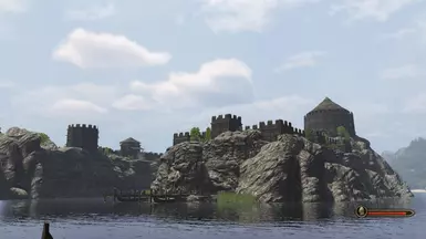 View from the pier near the fisherman's hut, lvl 1, summer