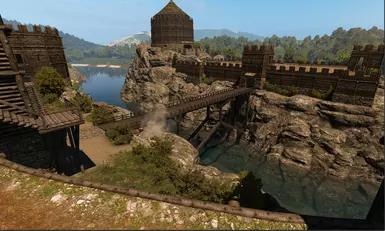 View from the external walls to the bridge, lvl 2