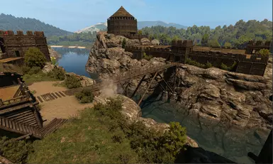 View from the external walls to the bridge, lvl 1