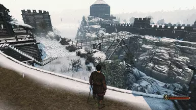 View from the external walls to the bridge, lvl 1