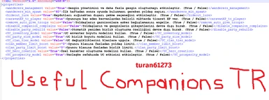 Useful Companions Turkish Translation 1.2.9