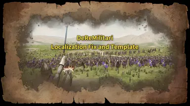 De Re Militari - Localization Fix and Template