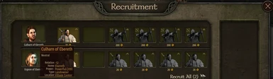 Recruits Fast unlocking soldiers