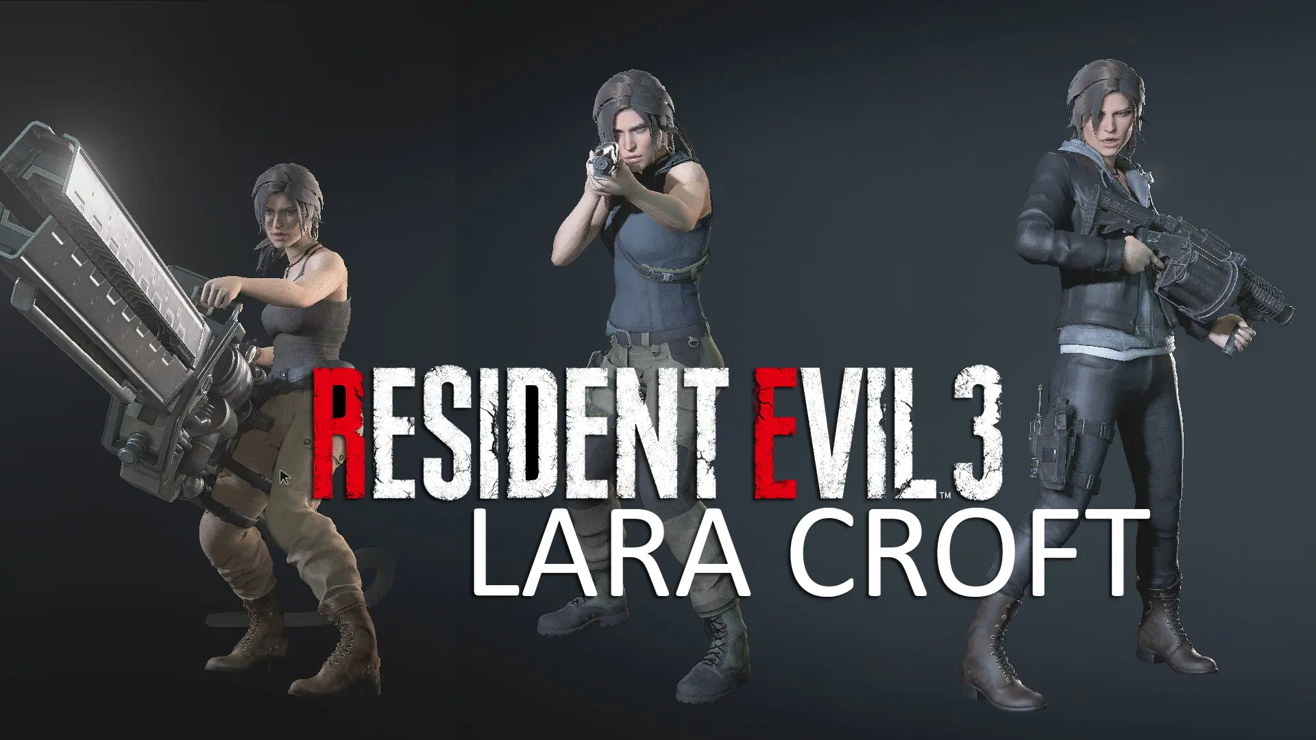 Lara Croft costume Pack at Resident Evil 3 (2020) Nexus - Mods and community