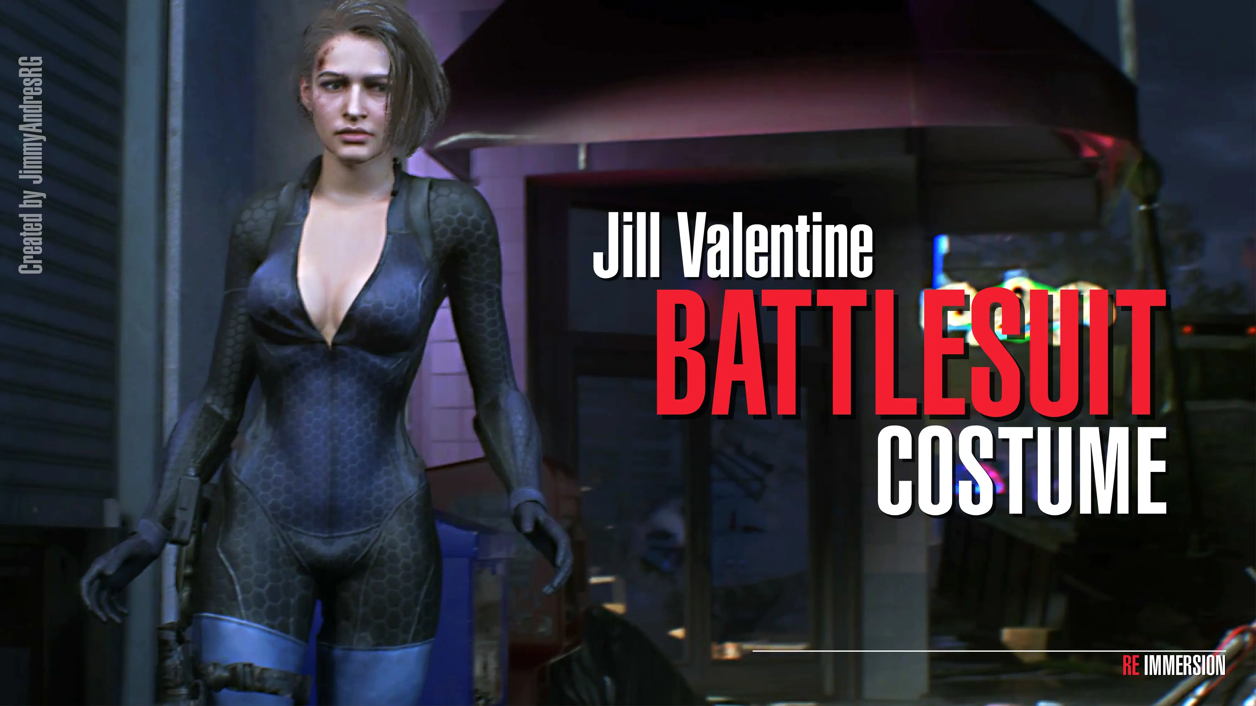 PC / Computer - Resident Evil 5 - Jill Valentine (Battle Suit