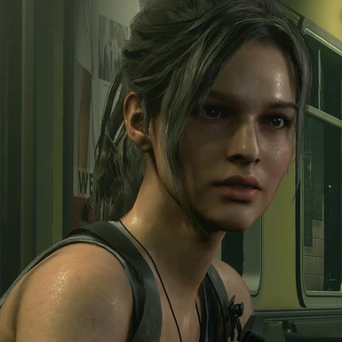 Jill with Clair's Ponytail with hair physics