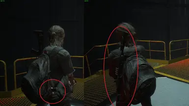 Resident Evil 2 Remake The Last of us Ellie Costume mod / Purple