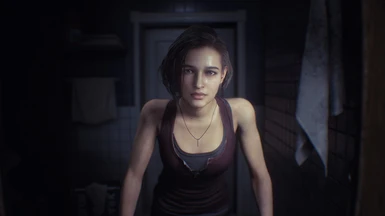 Jill Valentine - Red Tanktop with Black Undershirt at Resident Evil 3 ...